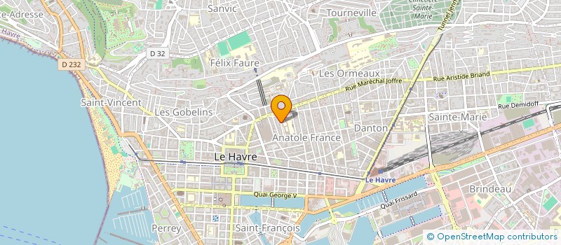 localisation de l'entreprise MADAME LEA AUBERT à LE HAVRE