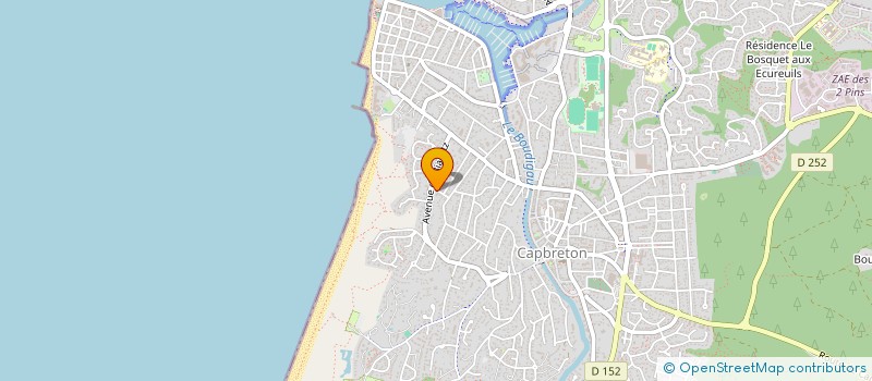 localisation de l'entreprise MADAME LEA AUBRY  CAPBRETON