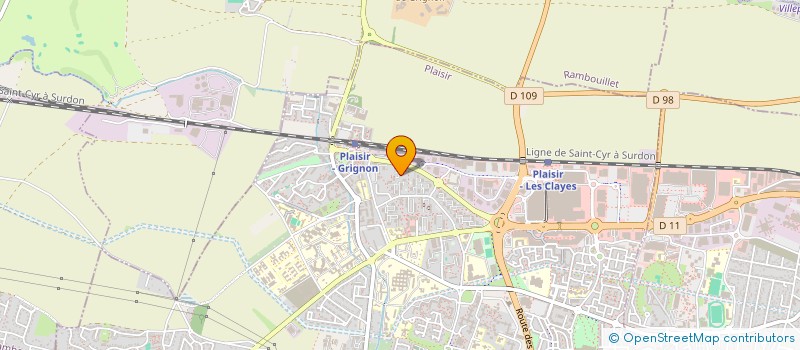 localisation de l'entreprise MADAME LEA AUDUREAU  PLAISIR