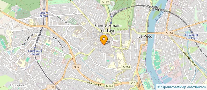 localisation de l'entreprise MADAME LEA AUFFRAY à SAINT-GERMAIN-EN-LAYE