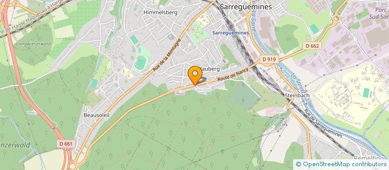 localisation de l'entreprise MADAME LEA AUG  SARREGUEMINES