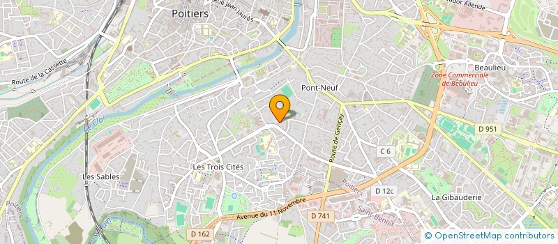 localisation de l'entreprise MADAME LEA AUSSEL  POITIERS