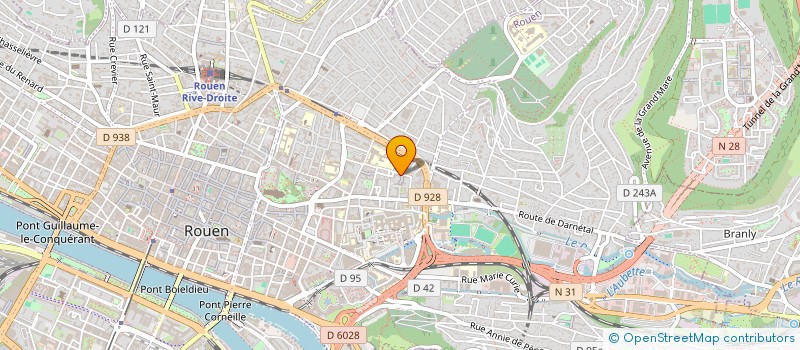 localisation de l'entreprise MADAME LEA AUVRAY à ROUEN