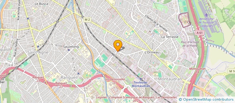 localisation de l'entreprise MADAME LEA AZARD  TOULOUSE