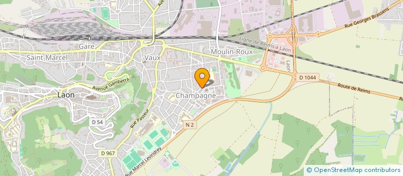 localisation de l'entreprise MADAME LEA BABIN à LAON