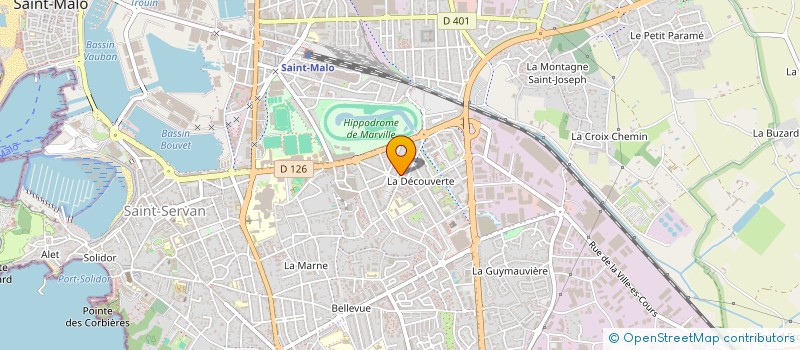 localisation de l'entreprise MADAME LEA BAILEY  SAINT-MALO