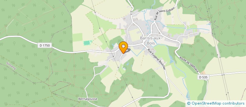 localisation de l'entreprise MADAME LEA BAILLEUX à BARISIS-AUX-BOIS