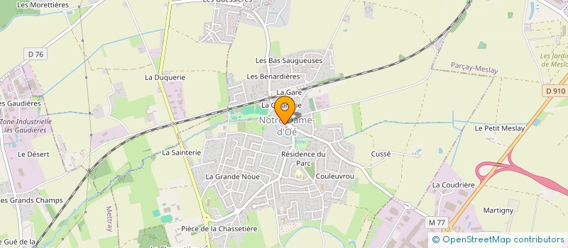 localisation de l'entreprise MADAME LEA BALLOT  CHANCEAUX-SUR-CHOISILLE