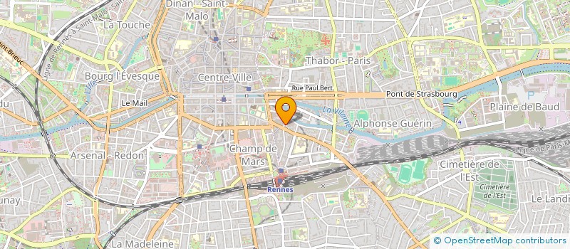 localisation de l'entreprise MADAME LEA BALVAY  RENNES