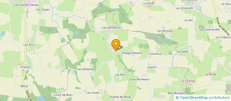 localisation de l'entreprise MADAME LEA BANDERIER à CHANOZ-CHATENAY
