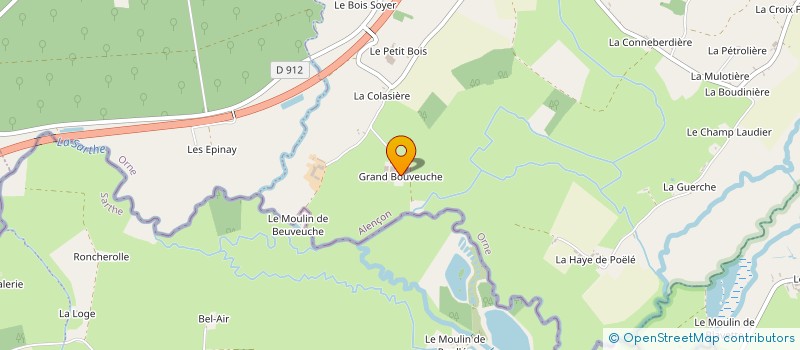 localisation de l'entreprise MADAME LEA BARBE à SAINT-LEGER-SUR-SARTHE