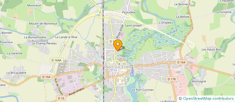 localisation de l'entreprise MADAME LEA BARBE à NORT-SUR-ERDRE