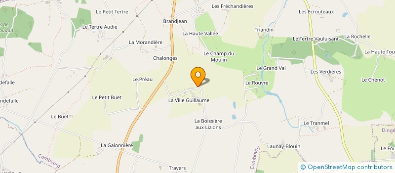 localisation de l'entreprise MADAME LEA BARBET  COMBOURG