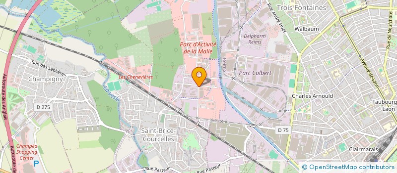 localisation de l'entreprise MADAME LEA BARBIER  SAINT-BRICE-COURCELLES