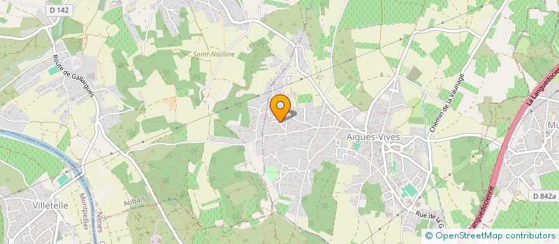 localisation de l'entreprise MADAME LEA BARCUS  AIGUES-VIVES