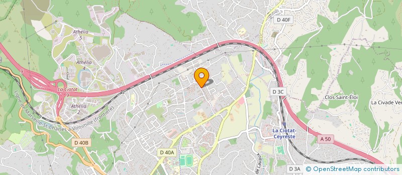 localisation de l'entreprise MADAME LEA BARETTAPIANA à LA CIOTAT