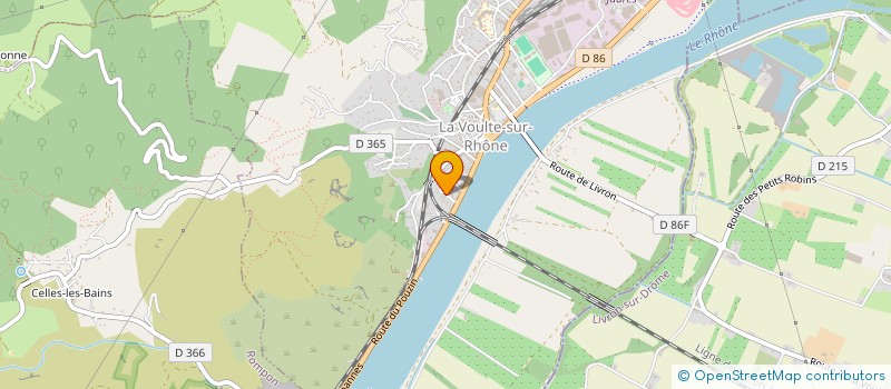 localisation de l'entreprise MADAME LEA BARRALLON  LA VOULTE-SUR-RHONE