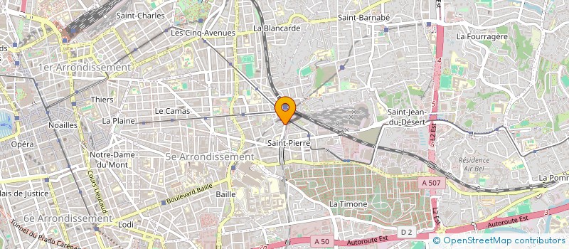 localisation de l'entreprise MADAME LEA BARRANDON à MARSEILLE 5EME