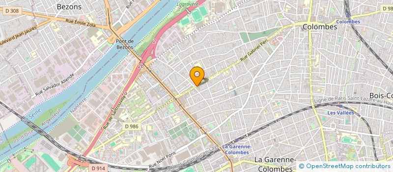 localisation de l'entreprise MADAME LEA BARTHELEMY à COLOMBES