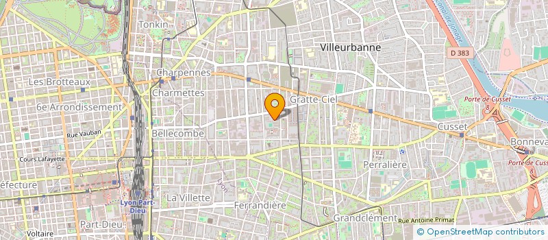 localisation de l'entreprise MADAME LEA BARUH  VILLEURBANNE