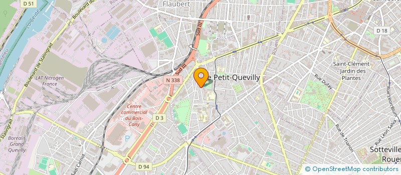 localisation de l'entreprise MADAME LEA BASUYAU  LE PETIT-QUEVILLY