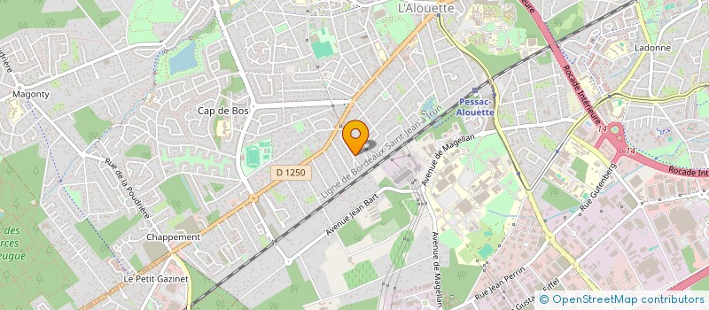 localisation de l'entreprise MADAME LEA BATISTA  PESSAC