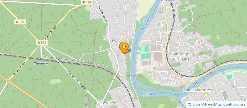 localisation de l'entreprise MADAME LEA BATTAGLIA  THOMERY