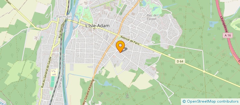 localisation de l'entreprise MADAME LEA BAUDRIAU  BUTRY-SUR-OISE