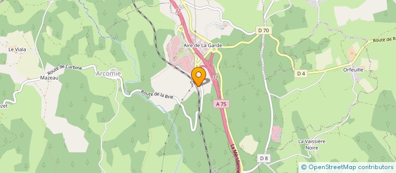 localisation de l'entreprise MADAME LEA BAUMELLE  LES MONTS-VERTS