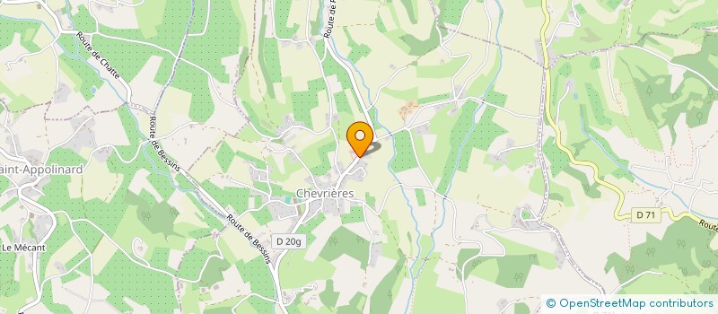 localisation de l'entreprise MADAME LEA BAZZOLI  CHEVRIERES