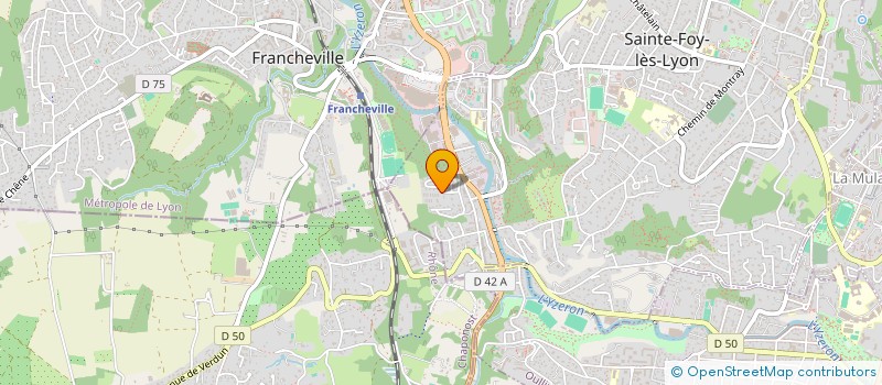 localisation de l'entreprise MADAME LEA BECK  SAINTE-FOY-LES-LYON