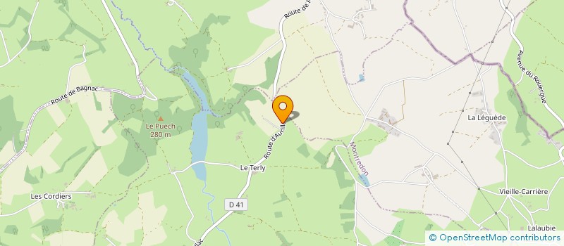 localisation de l'entreprise MADAME LEA BEFFRIEU  FELZINS