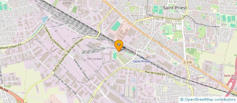 localisation de l'entreprise MADAME LEA BELET  SAINT-PRIEST