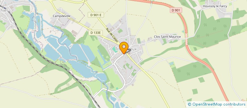 localisation de l'entreprise MADAME LEA BELLAMY  TROISSEREUX