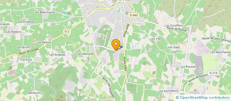 localisation de l'entreprise MADAME LEA BELLEC  SAINT-SATURNIN-LES-APT