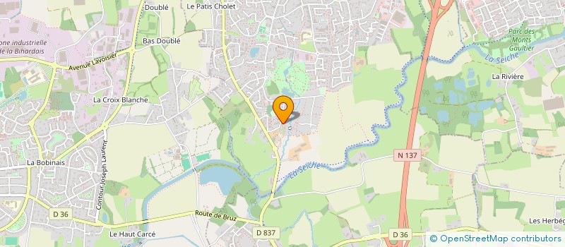 localisation de l'entreprise MADAME LEA BELLEGO  CHARTRES-DE-BRETAGNE