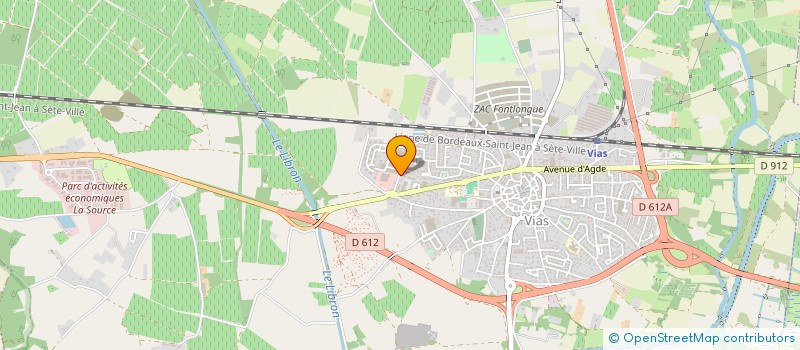 localisation de l'entreprise MADAME LEA BELMONTE  VIAS