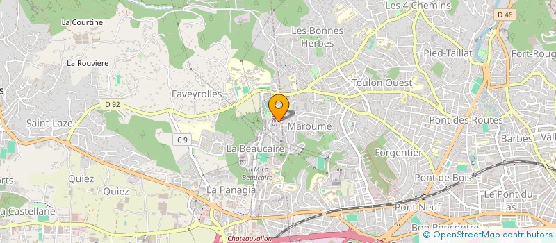 localisation de l'entreprise MADAME LEA BELTRAN  OLLIOULES