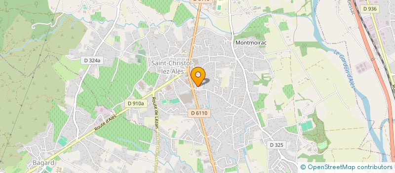 localisation de l'entreprise MADAME LEA BENEZET  SAINT-CHRISTOL-LEZ-ALES