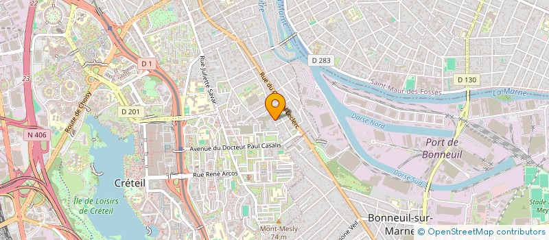 localisation de l'entreprise MADAME LEA BENGUIGUI  CRETEIL