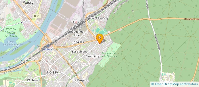 localisation de l'entreprise MADAME LEA BENHAMOU à BOIS-COLOMBES