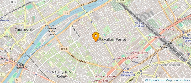 localisation de l'entreprise MADAME LEA BENICHOU à LEVALLOIS-PERRET