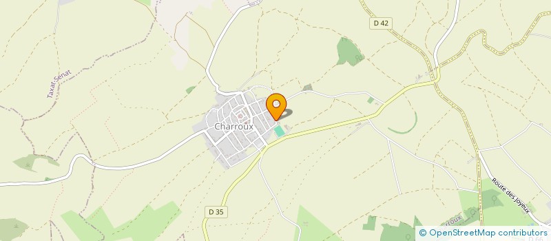 localisation de l'entreprise MADAME LEA BENNAMOUN à CHARROUX