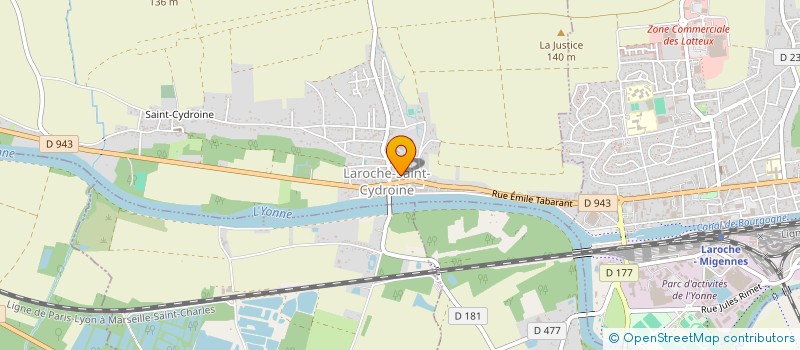 localisation de l'entreprise MADAME LEA BERAUD  LAROCHE-SAINT-CYDROINE