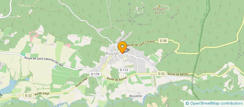 localisation de l'entreprise MADAME LEA BERGER à RUSTREL