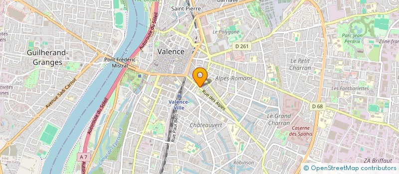 localisation de l'entreprise MADAME LEA BERGER  VALENCE