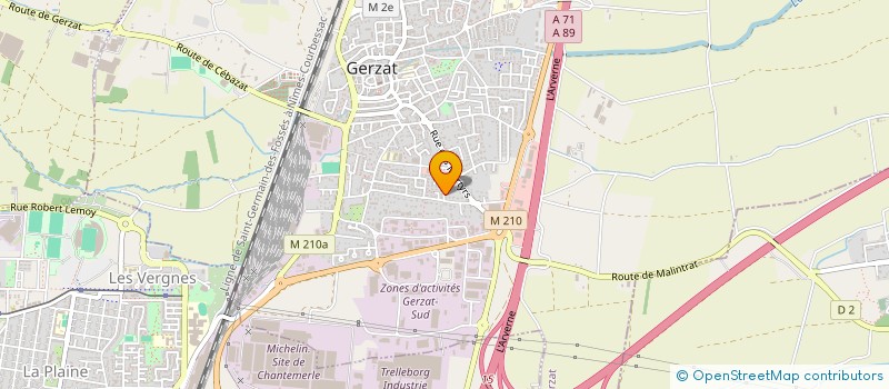 localisation de l'entreprise MADAME LEA BERGER  GERZAT