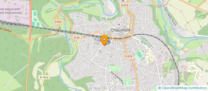 localisation de l'entreprise MADAME LEA BERNARD à CHAUMONT
