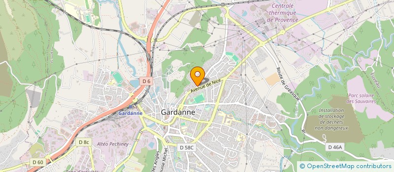 localisation de l'entreprise MADAME LEA BERNARD à GARDANNE