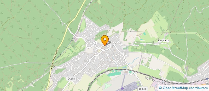 localisation de l'entreprise MADAME LEA BERNARD  THISE